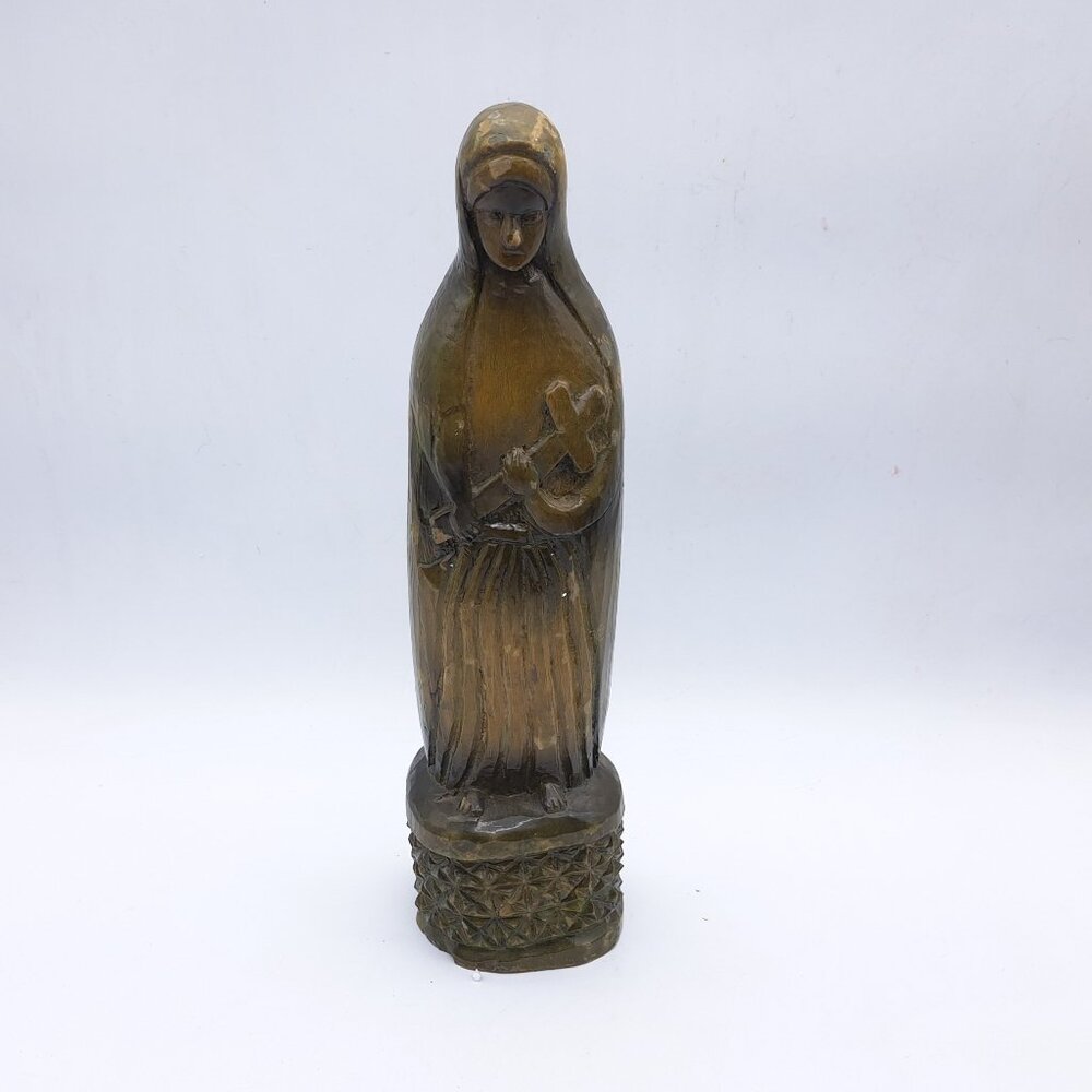 Virgin Mary Wooden Statue